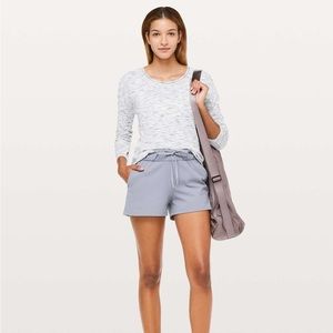 Lululemon On the Fly Short - lilac stone
